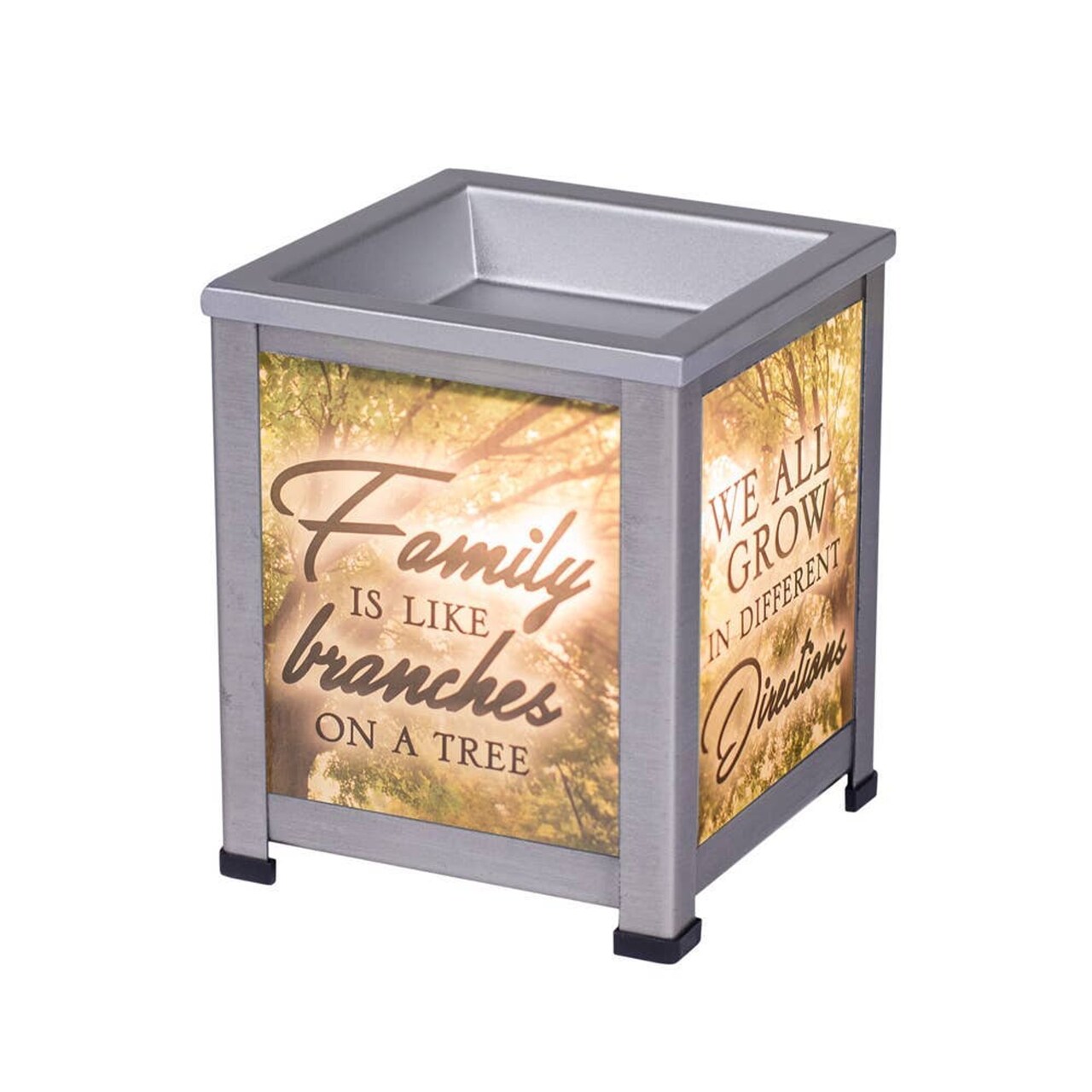 Edge Collection - Sentimental Frosted Glass Lantern Warmer - 3 Pieces